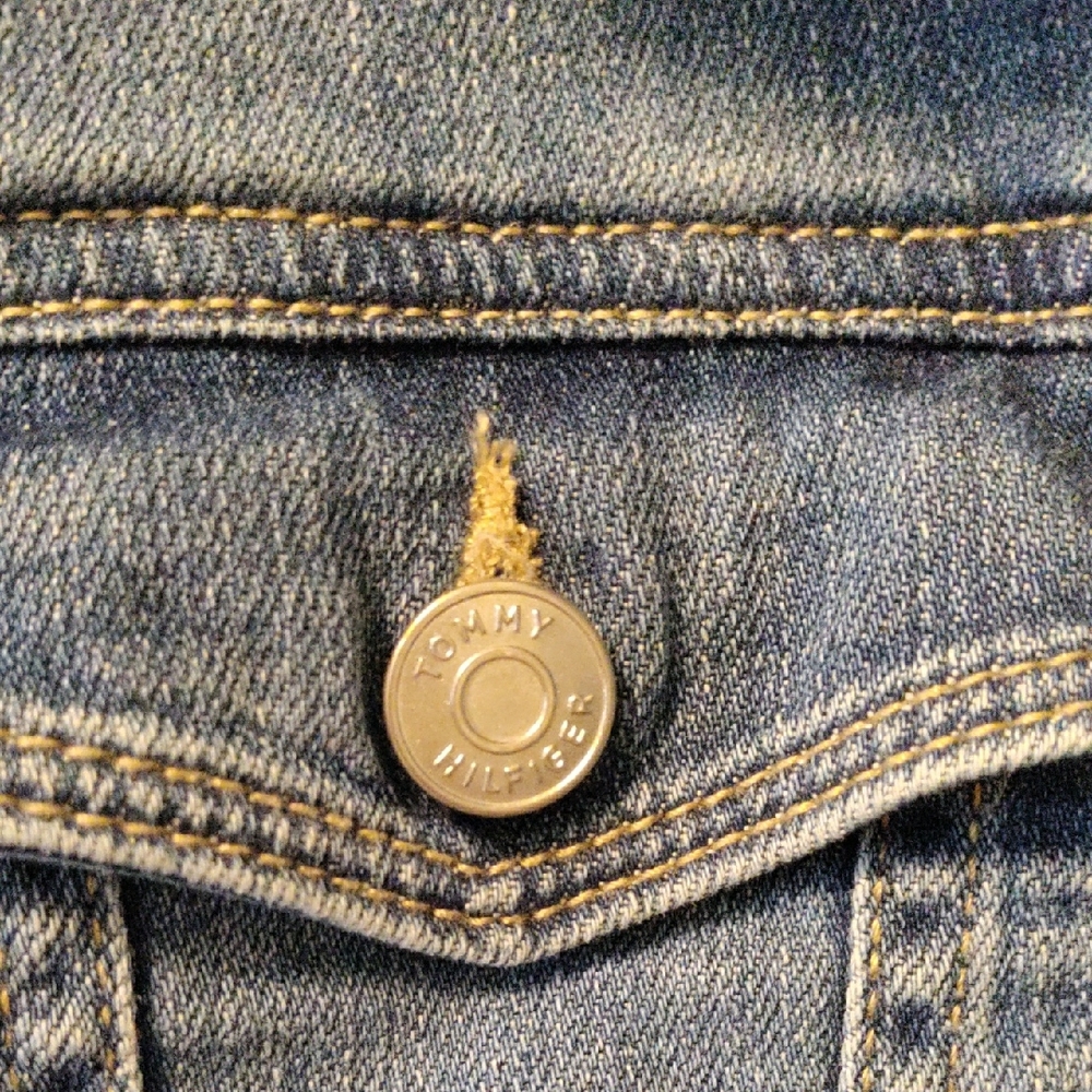 Denim Jacket With Button Front - image 3